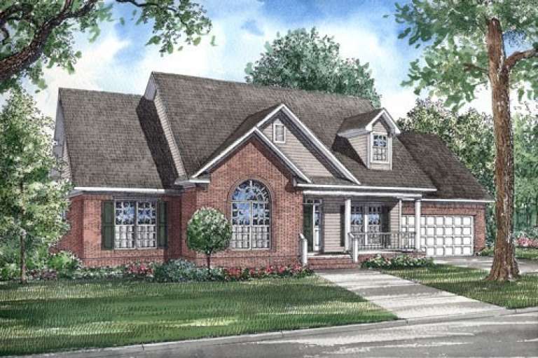 Country House Plan #110-00242 Elevation Photo