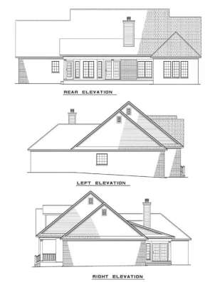 Country House Plan #110-00242 Elevation Photo