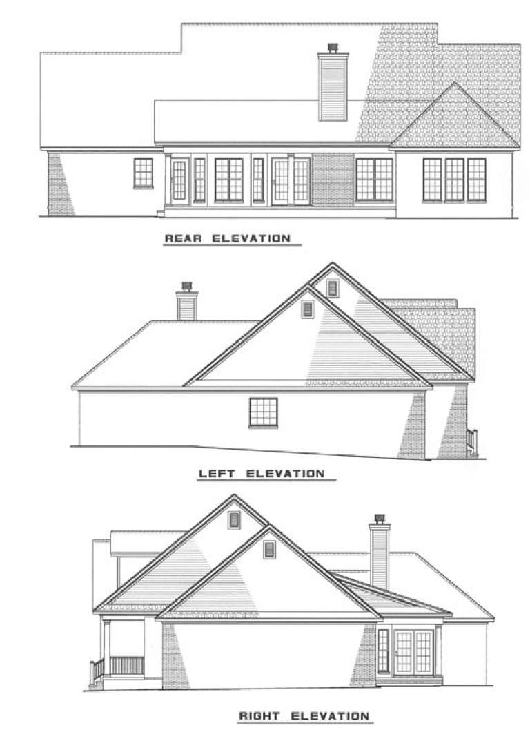 Country House Plan #110-00242 Elevation Photo