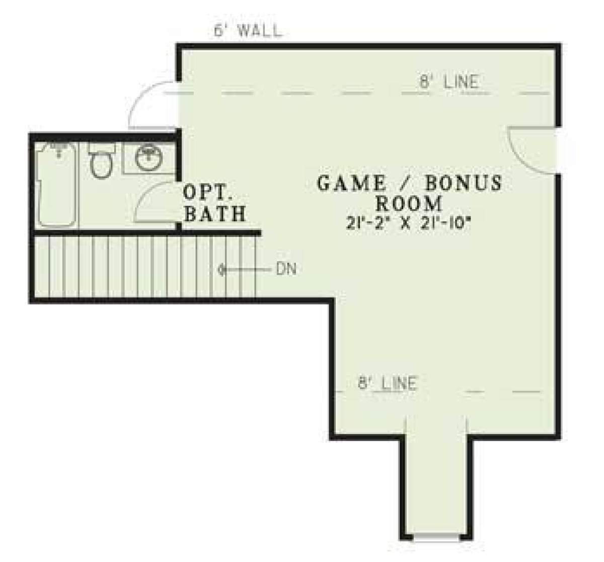 Floorplan 2 for House Plan #110-00242