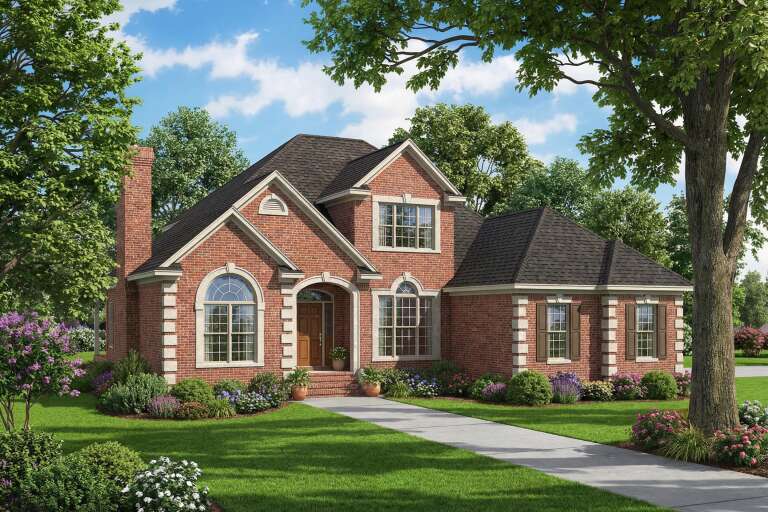 House Plan House Plan #4796 Angled Front Elevation