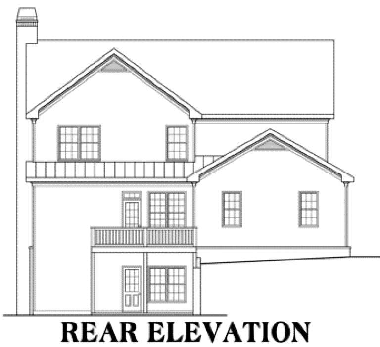 Cape Cod House Plan #009-00031 Elevation Photo
