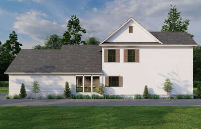 Country House Plan #110-00247 Elevation Photo