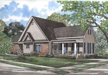 Southern House Plan #110-00248 Elevation Photo