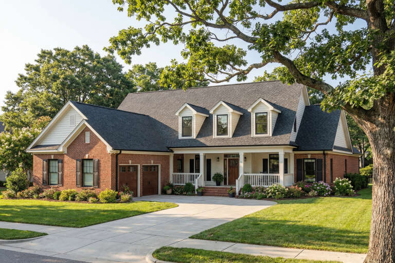 House Plan House Plan #4802 Angled Front Elevation