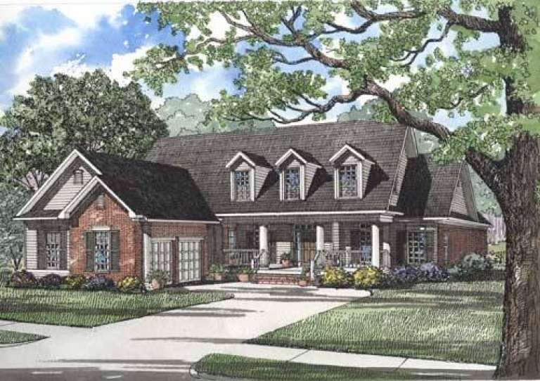 Country House Plan #110-00249 Elevation Photo