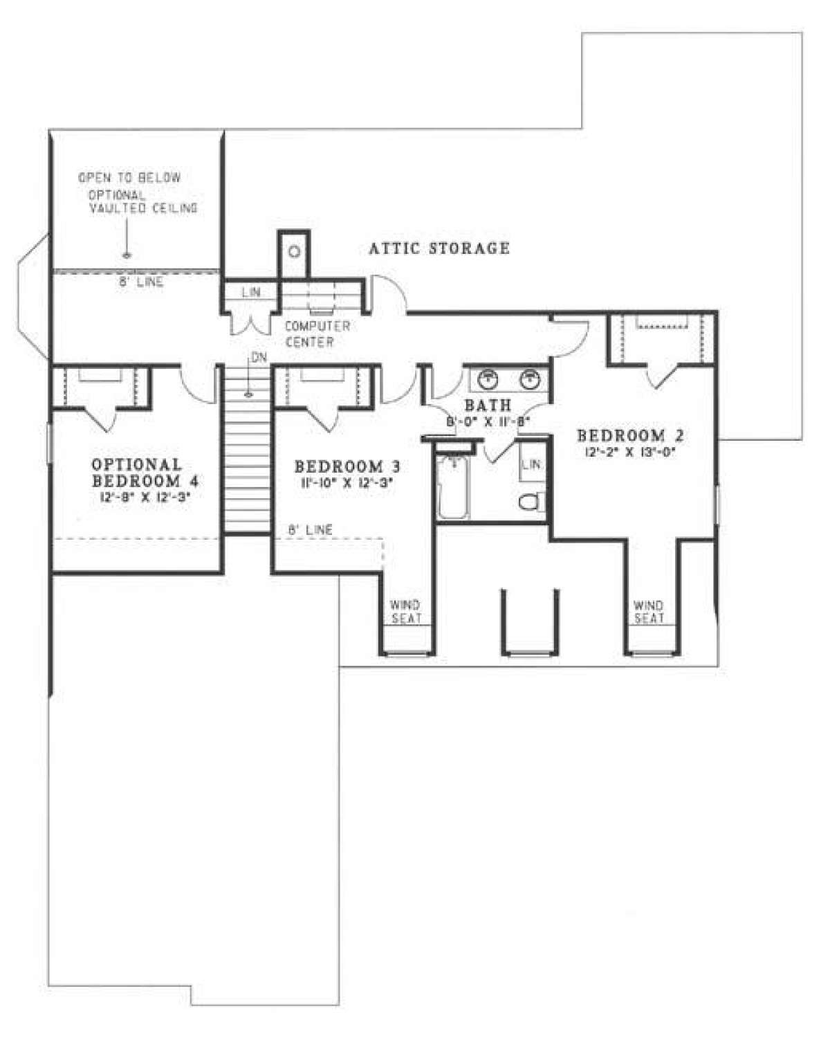 Floorplan 2 for House Plan #110-00249