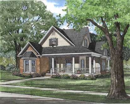 Southern House Plan #110-00250 Elevation Photo