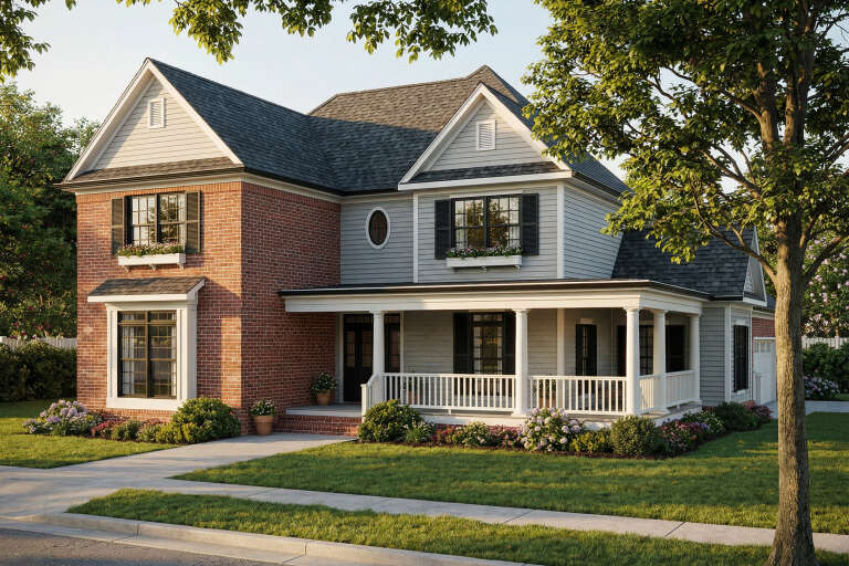 House Plan House Plan #4804 Angled Front Elevation
