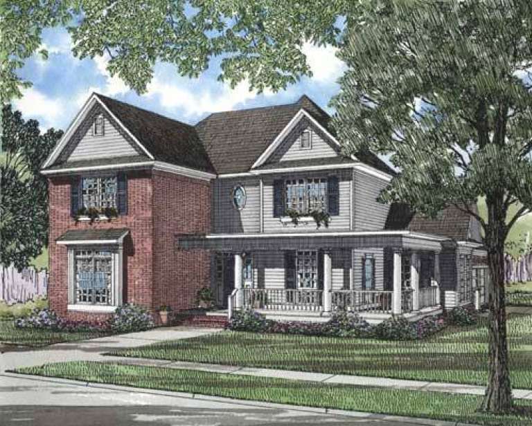 Traditional House Plan #110-00251 Elevation Photo