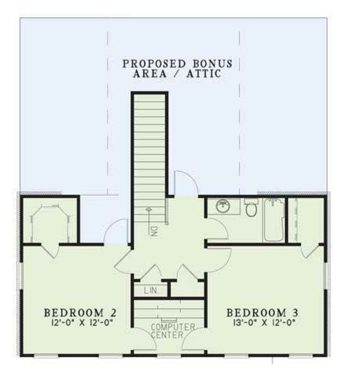 Floorplan 2 for House Plan #110-00253