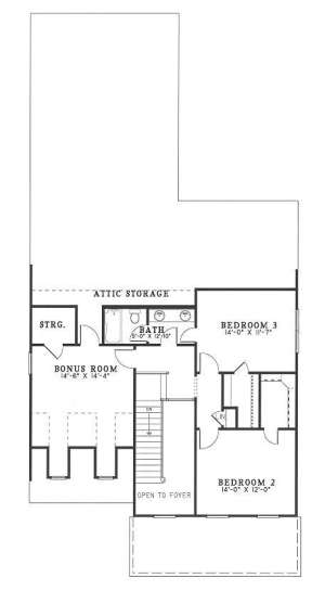 Floorplan 2 for House Plan #110-00254