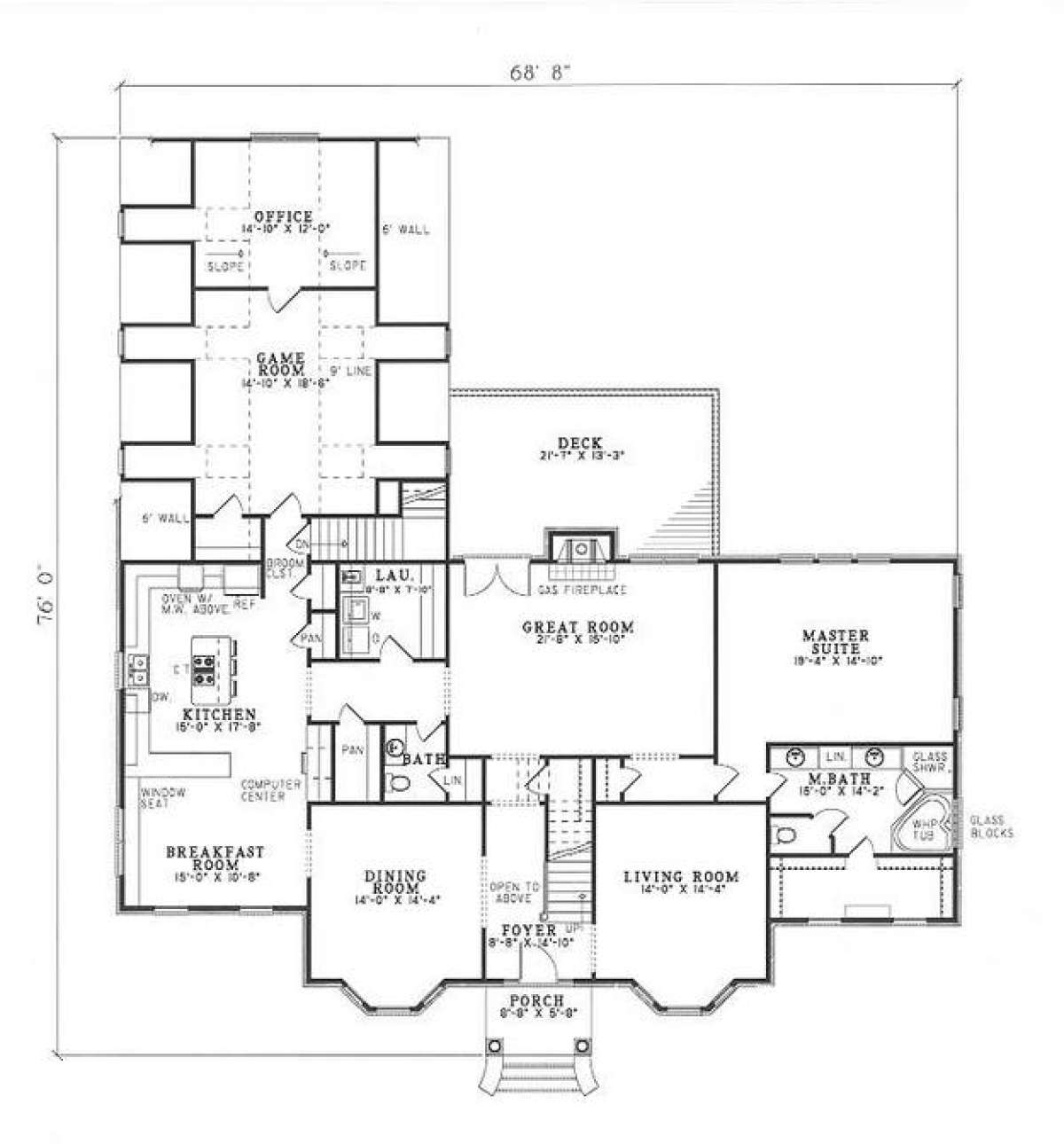 Floorplan 2 for House Plan #110-00256