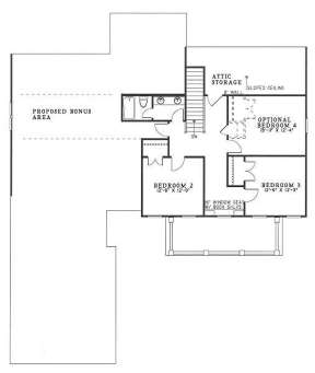 Floorplan 2 for House Plan #110-00258