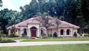 Mediterranean House Plan #575-00038 Elevation Photo