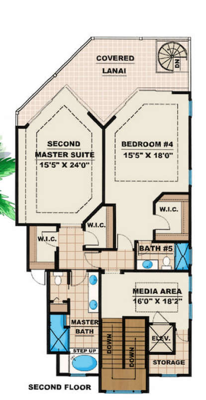 Floorplan 2 for House Plan #575-00040