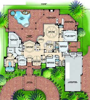 Floorplan 1 for House Plan #575-00042