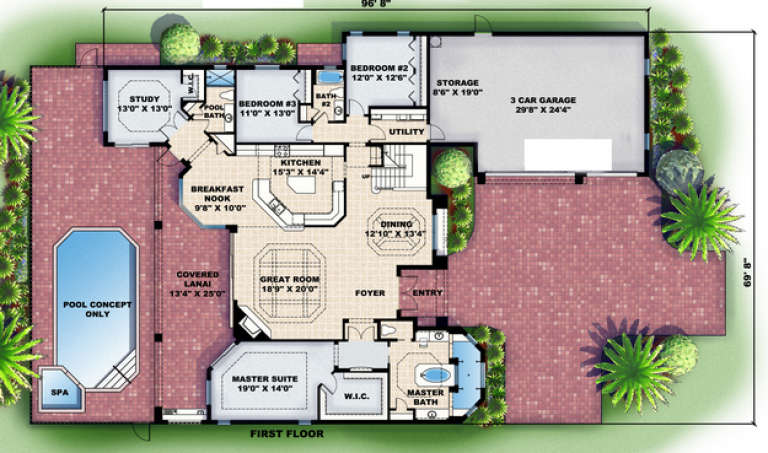 House Plan House Plan #4824 Drawing 1