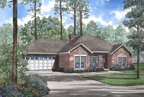 Traditional House Plan #110-00259 Elevation Photo