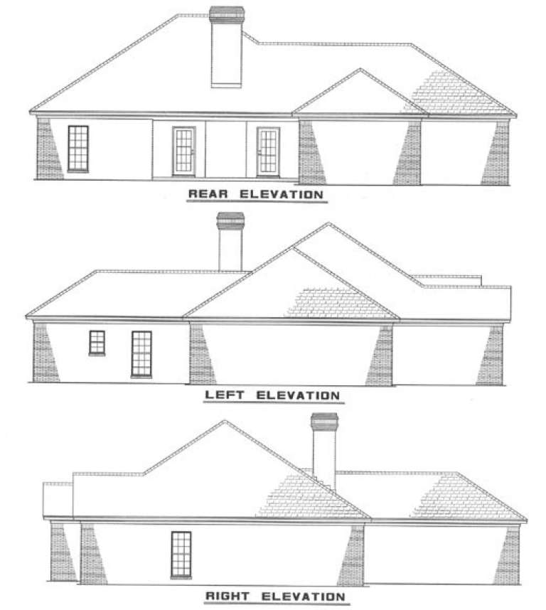 Traditional House Plan #110-00259 Elevation Photo