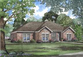 Ranch House Plan #110-00260 Elevation Photo