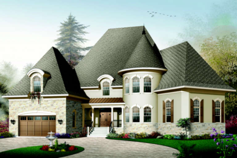 House Plan House Plan #483 Front Elevation