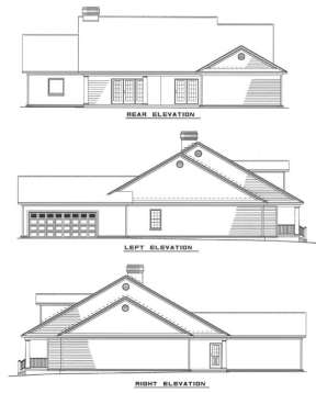 Country House Plan #110-00264 Elevation Photo