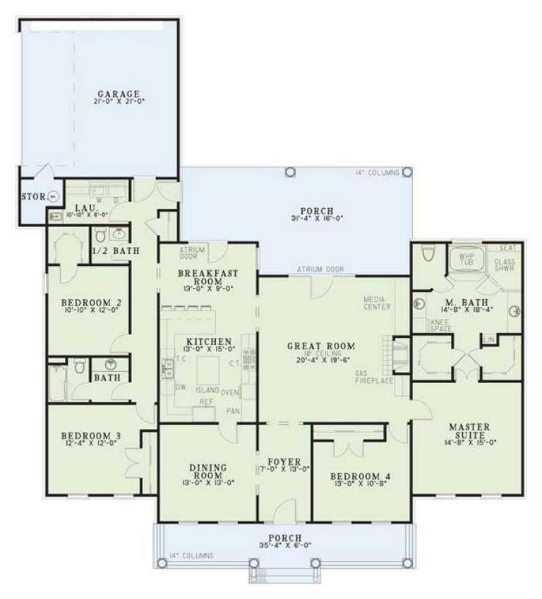 House Plan House Plan #4831 Drawing 1
