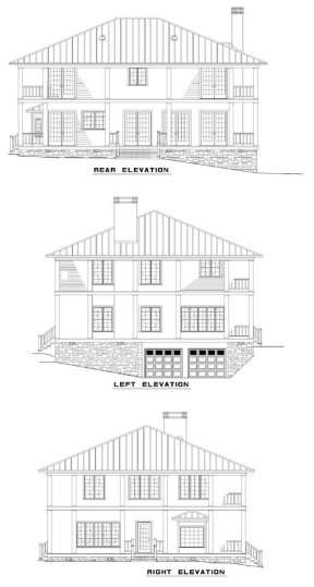 Southern House Plan #110-00265 Elevation Photo