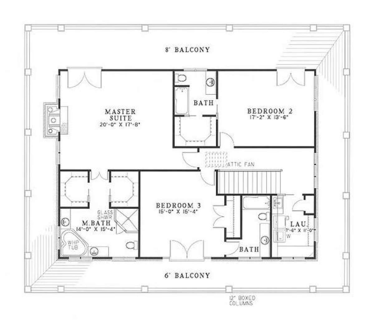 Floorplan 3 for House Plan #110-00265