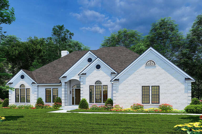 Traditional House Plan #110-00267 Elevation Photo