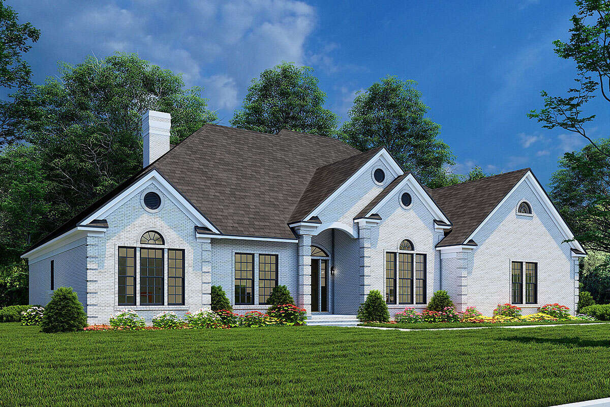 Traditional House Plan #110-00267 Elevation Photo
