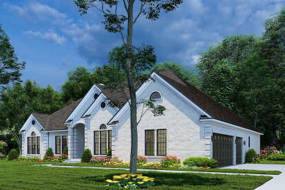 Traditional House Plan #110-00267 Elevation Photo