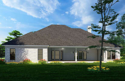 Traditional House Plan #110-00267 Elevation Photo