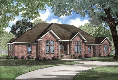 3 Bed, 2 Bath, 2740 Square Foot House Plan - #110-00268
