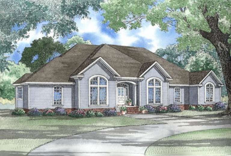 European House Plan #110-00269 Elevation Photo