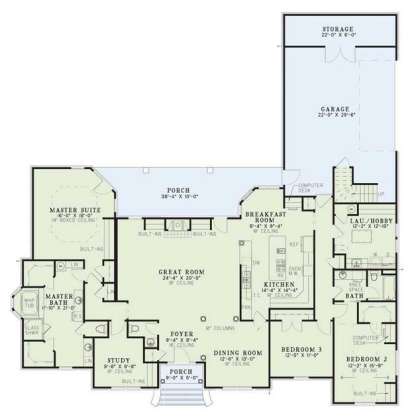 Main Floor  for House Plan #110-00269