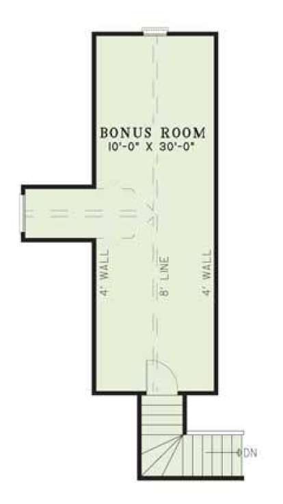 Bonus Room for House Plan #110-00269