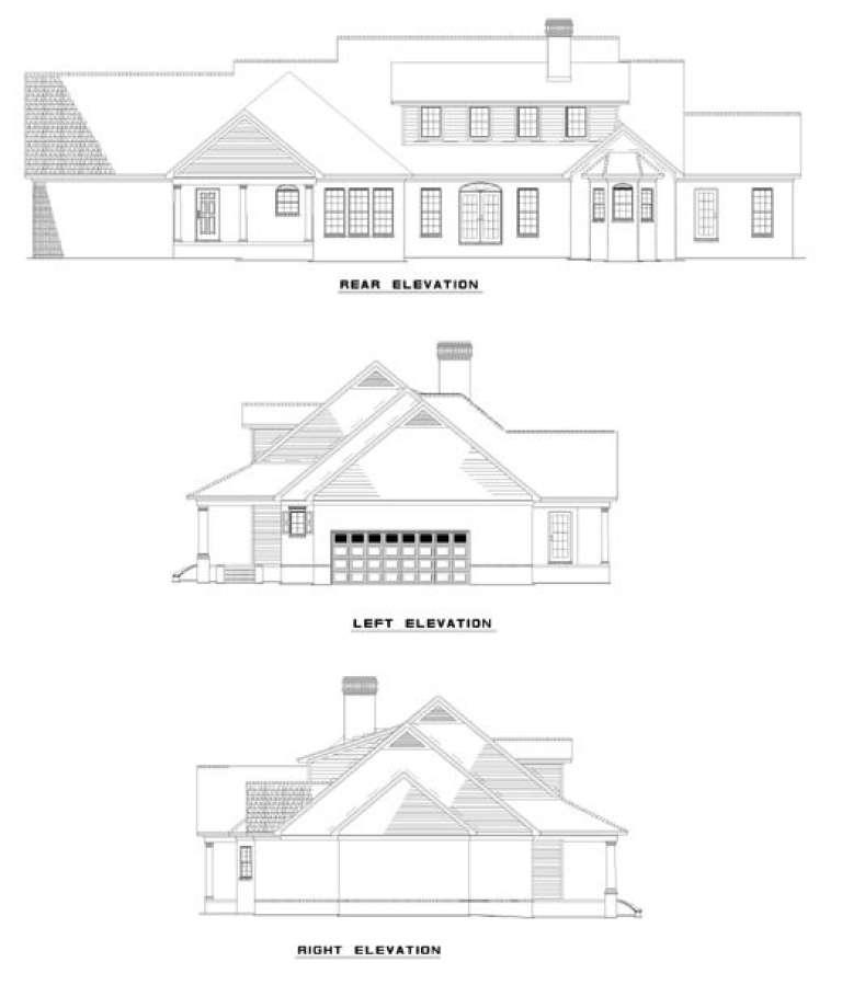 Farmhouse House Plan #110-00271 Elevation Photo