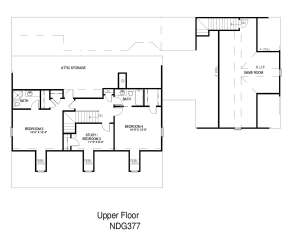 Second Floor for House Plan #110-00274