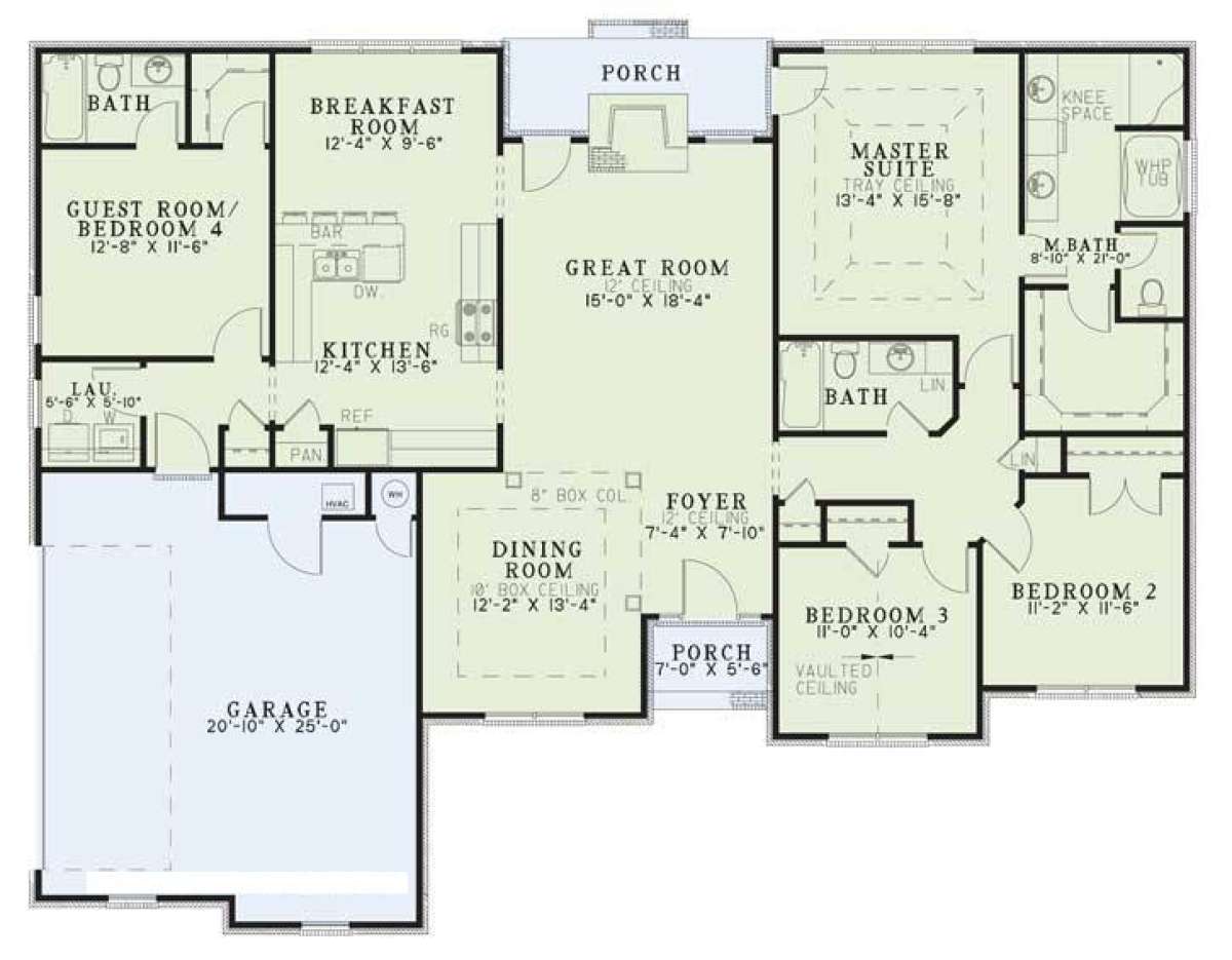 Main Floor for House Plan #110-00275