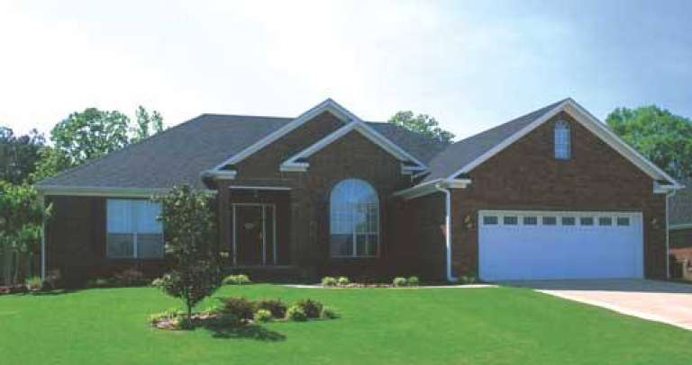 Ranch House Plan #110-00277 Elevation Photo