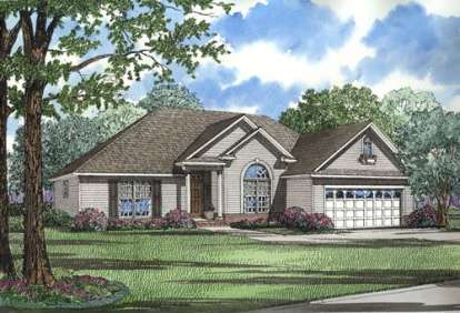 Ranch House Plan #110-00278 Elevation Photo