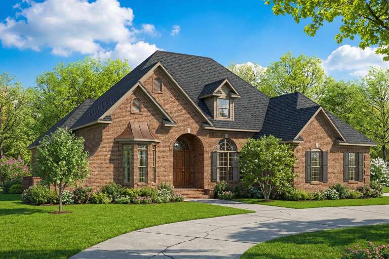 House Plan House Plan #4847 Angled Front Elevation