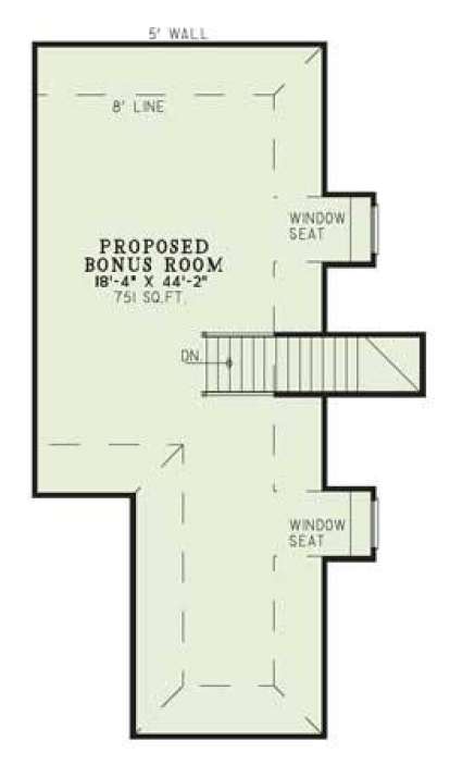 Bonus Room for House Plan #110-00279