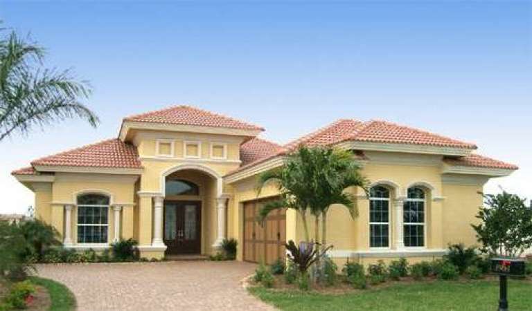 Florida House Plan #575-00049 Elevation Photo