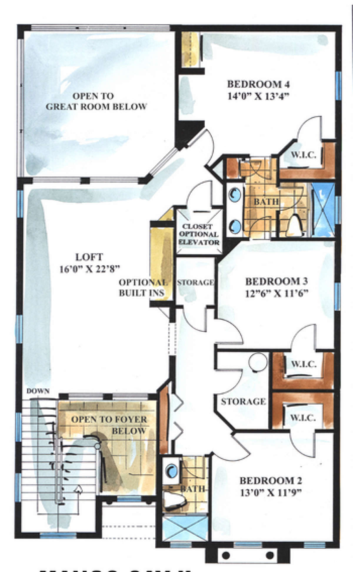 Floorplan 2 for House Plan #575-00051