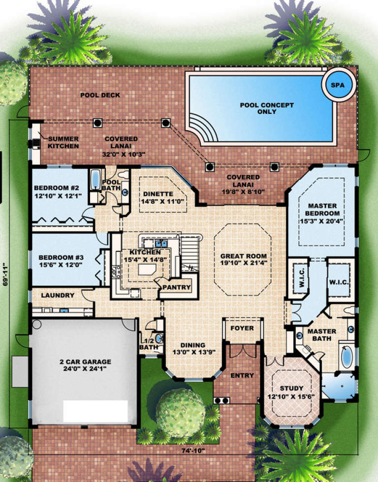 House Plan House Plan #4852 Drawing 1