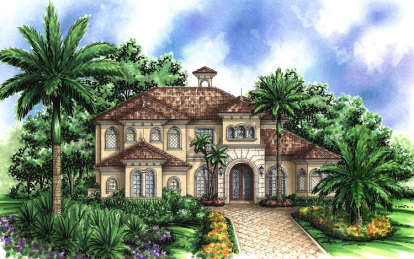 4 Bed, 5 Bath, 5064 Square Foot House Plan - #575-00058