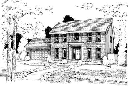 4 Bed, 2 Bath, 2580 Square Foot House Plan - #402-00821